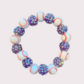 Load image into Gallery viewer, BASEBALL stretchy bracelet - STACK & RALLY by Florence and Jean
