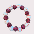 Load image into Gallery viewer, BASEBALL stretchy bracelet - STACK & RALLY by Florence and Jean
