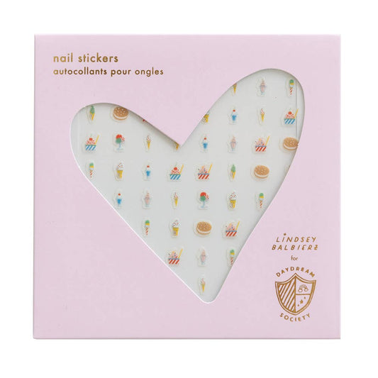 ice cream dreams nail stickers