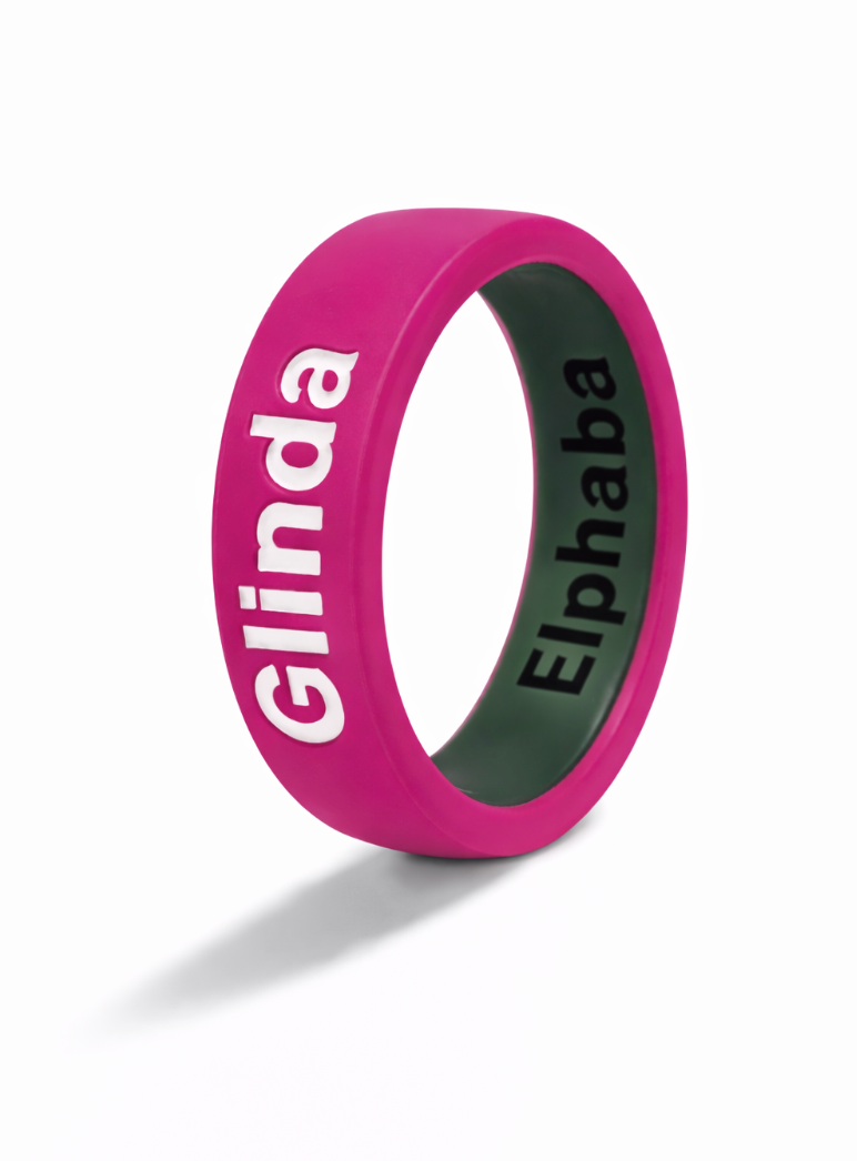 Flip Reversible Glinda and Elphaba Reversible Ring