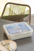 Load image into Gallery viewer, Fancy Panz Premium Set - Pan Frame w/Lid & Hot or Cold Gel Pack - Marble
