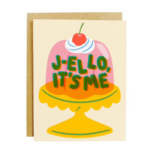Jiggly J-ello It's Me Card