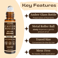 Load image into Gallery viewer, Organic Cold Pressed Castor Oil Roller | 10 mL Glass Bottle
