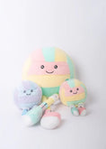 Load image into Gallery viewer, Purple & Blue Plushie Volleyball Keychain
