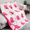 Load image into Gallery viewer, Ghost Patterned Throw Blanket

