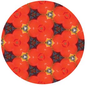 neato! metallic marble kaleidoscope