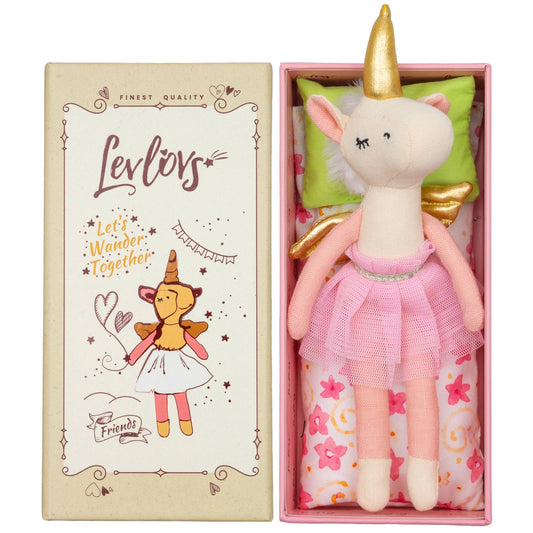 Bella the Unicorn in a box