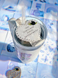 Load image into Gallery viewer, The Poets White & Gray H2.0 Cup Topper 40oz | 30oz | 20 oz - Florence and Jean
