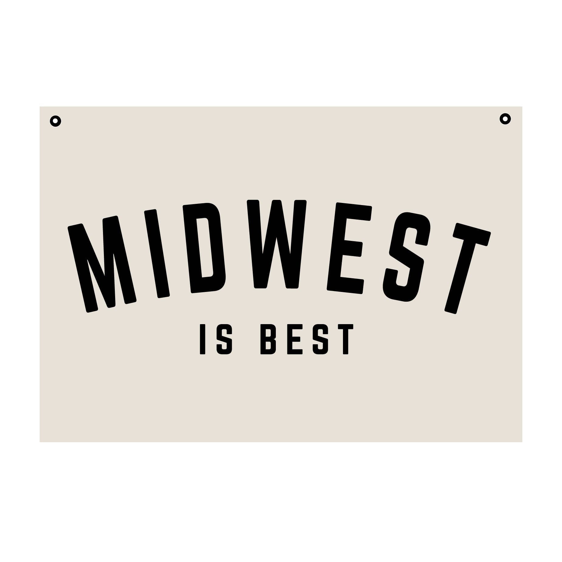 midwest is best wall canvas