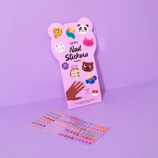 kids nail stickers - friends