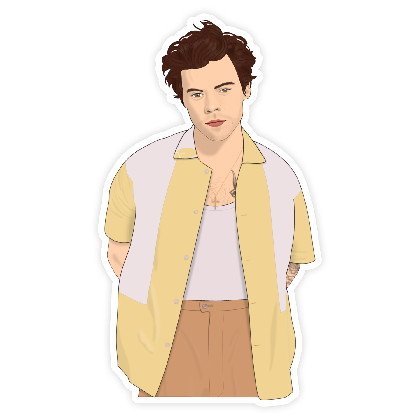 harry styles esquire vinyl sticker