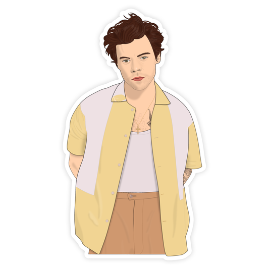harry styles esquire vinyl sticker