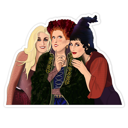 hocus pocus vinyl sticker