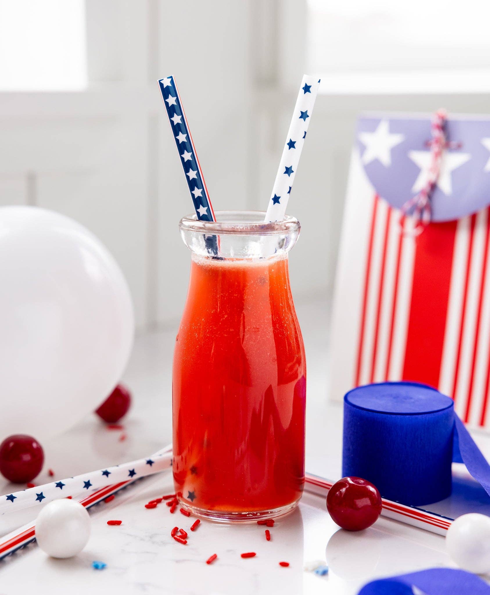 Classic Stars Reusable Straws