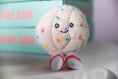 Load image into Gallery viewer, Plush Confetti Volleyball Keychain
