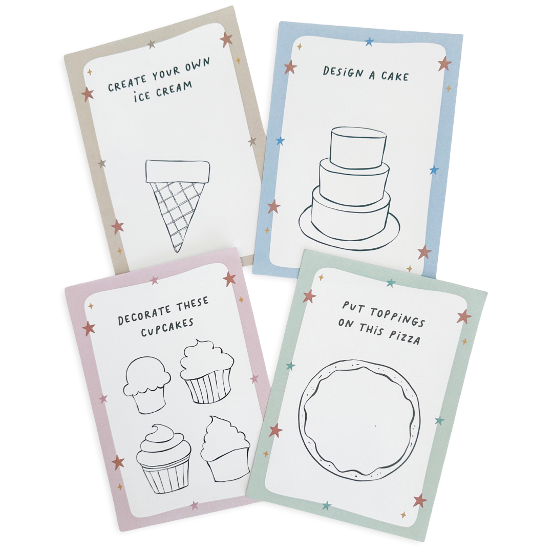 foodie fun kids pretend play notepad