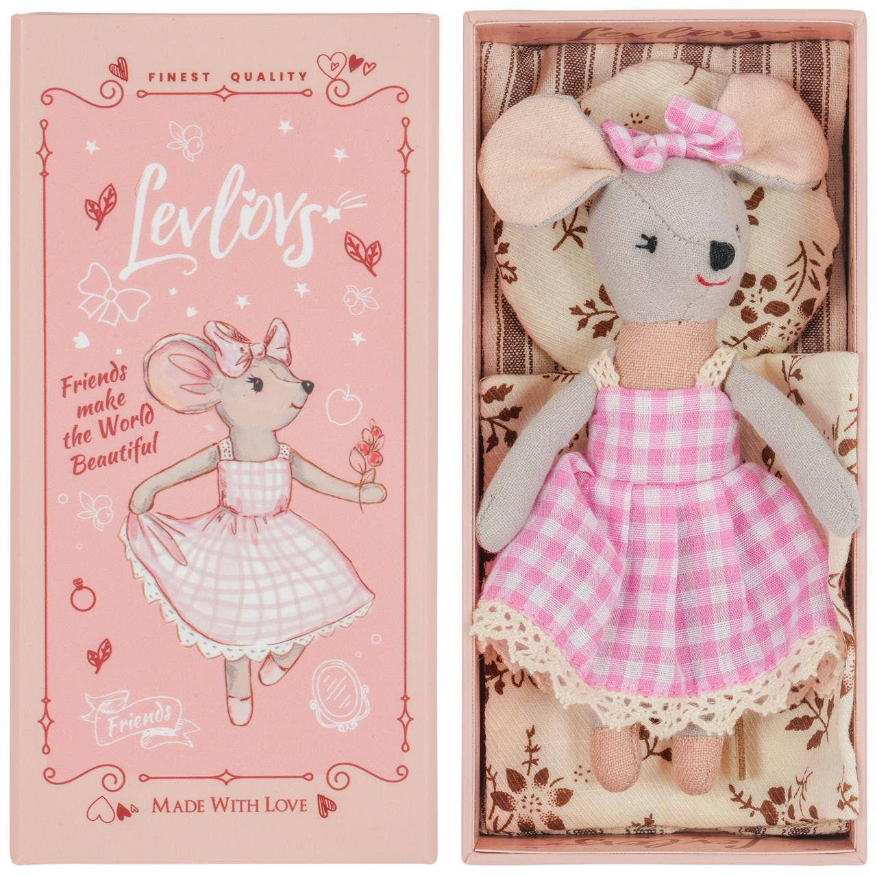Lulu the Mouse in a box