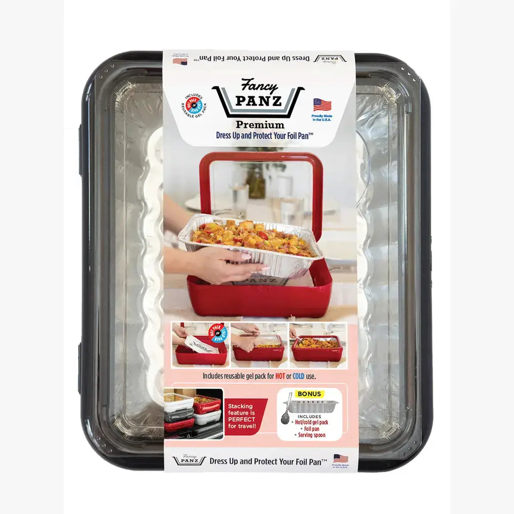 Fancy Panz Premium Set - Pan Frame w/ Lid & Gel Pack in Charcoal