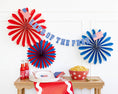 Load image into Gallery viewer, Multi Color Tissue Party Fans
