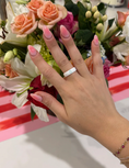 Load image into Gallery viewer, Flip Reversible diamond / MRS. ring
