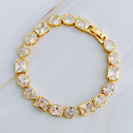 sparkling shapes bracelet