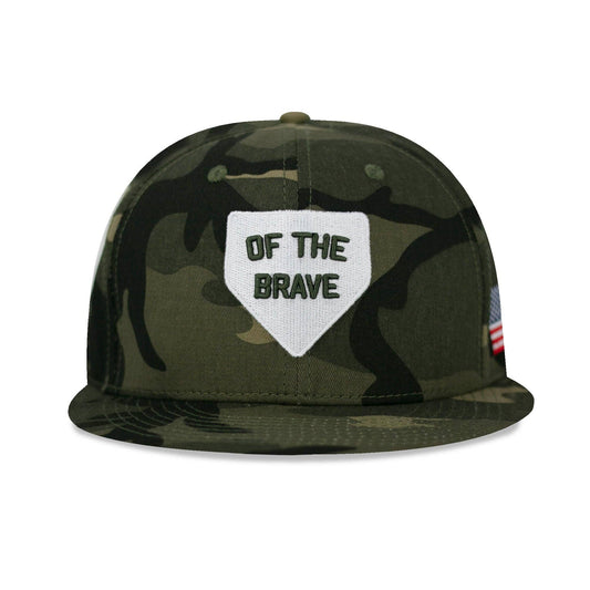 home of the brave camo cap