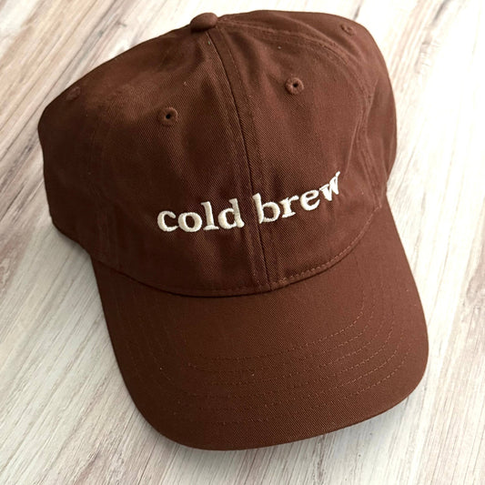 cold brew dad hat