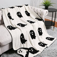 Load image into Gallery viewer, Ghost Patterned Throw Blanket
