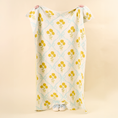 Load image into Gallery viewer, cozy dreams luxe blanket in marigold lane blue
