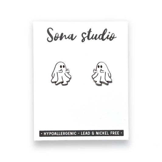 Feisty Ghost Earrings