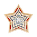 Load image into Gallery viewer, Hamptons Star Shaped Bamboo Reusable Tray Set
