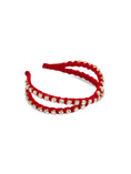 Load image into Gallery viewer, RHINESTONE DOUBLE HEADBAND
