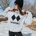 Load image into Gallery viewer, I'm Difficult Skier Hoodie

