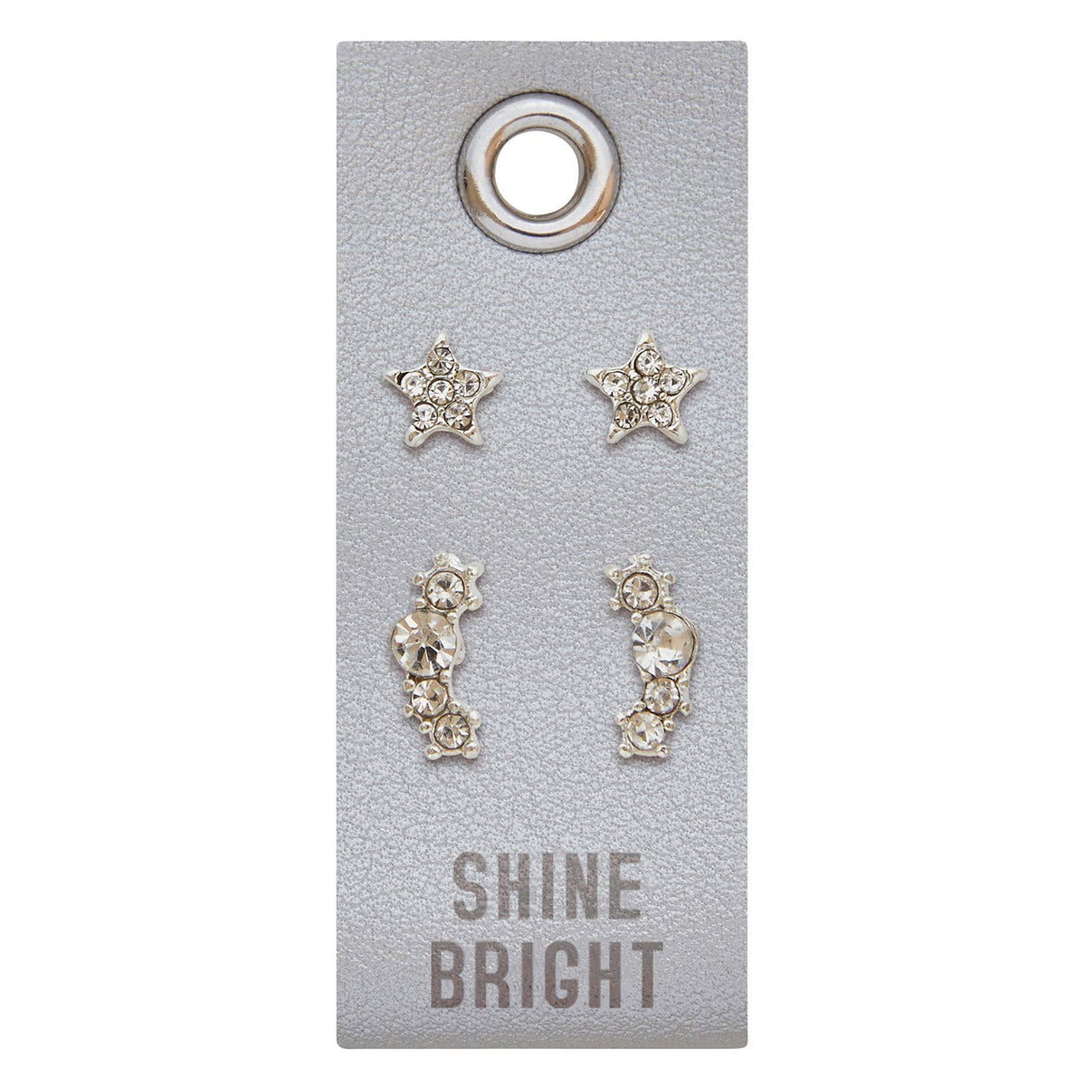 shine bright stud earrings