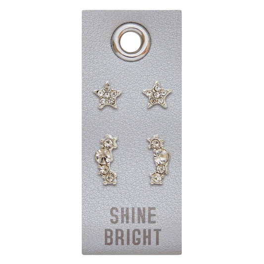 shine bright stud earrings