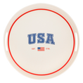 Load image into Gallery viewer, USA Round Reusable Bamboo Serving Tray
