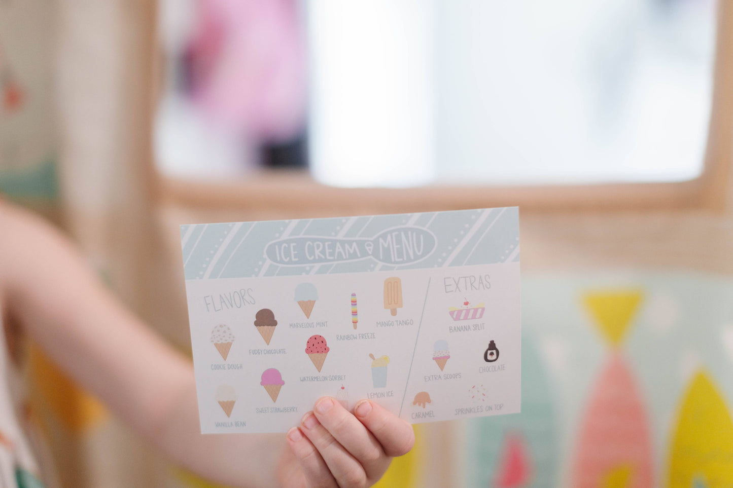 ice cream notepad activity set