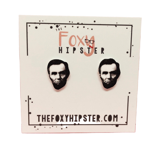 Abe Lincoln Stud Earrings