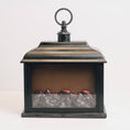 Load image into Gallery viewer, Black Traditional Fireplace Lantern
