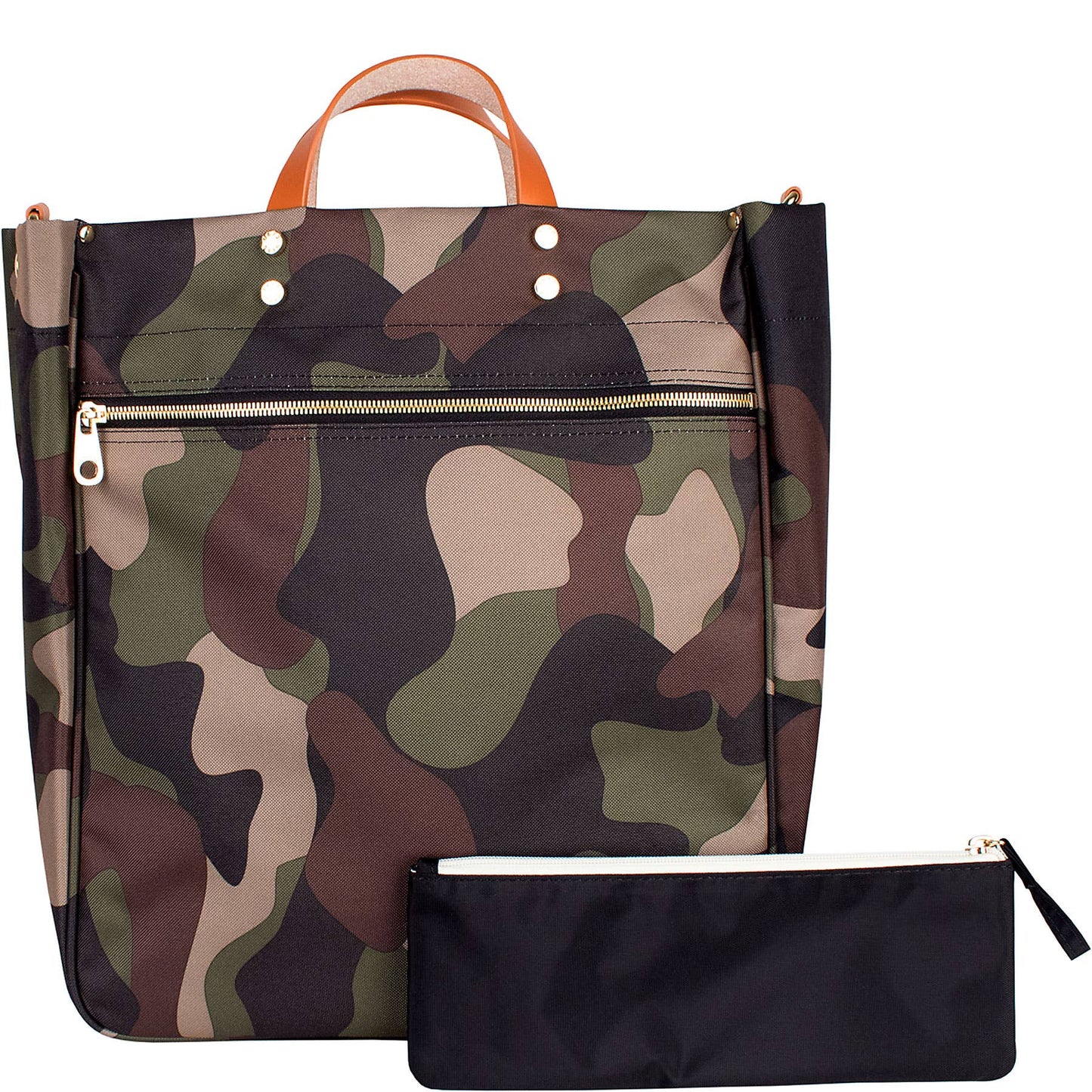 parker camo nylon tote