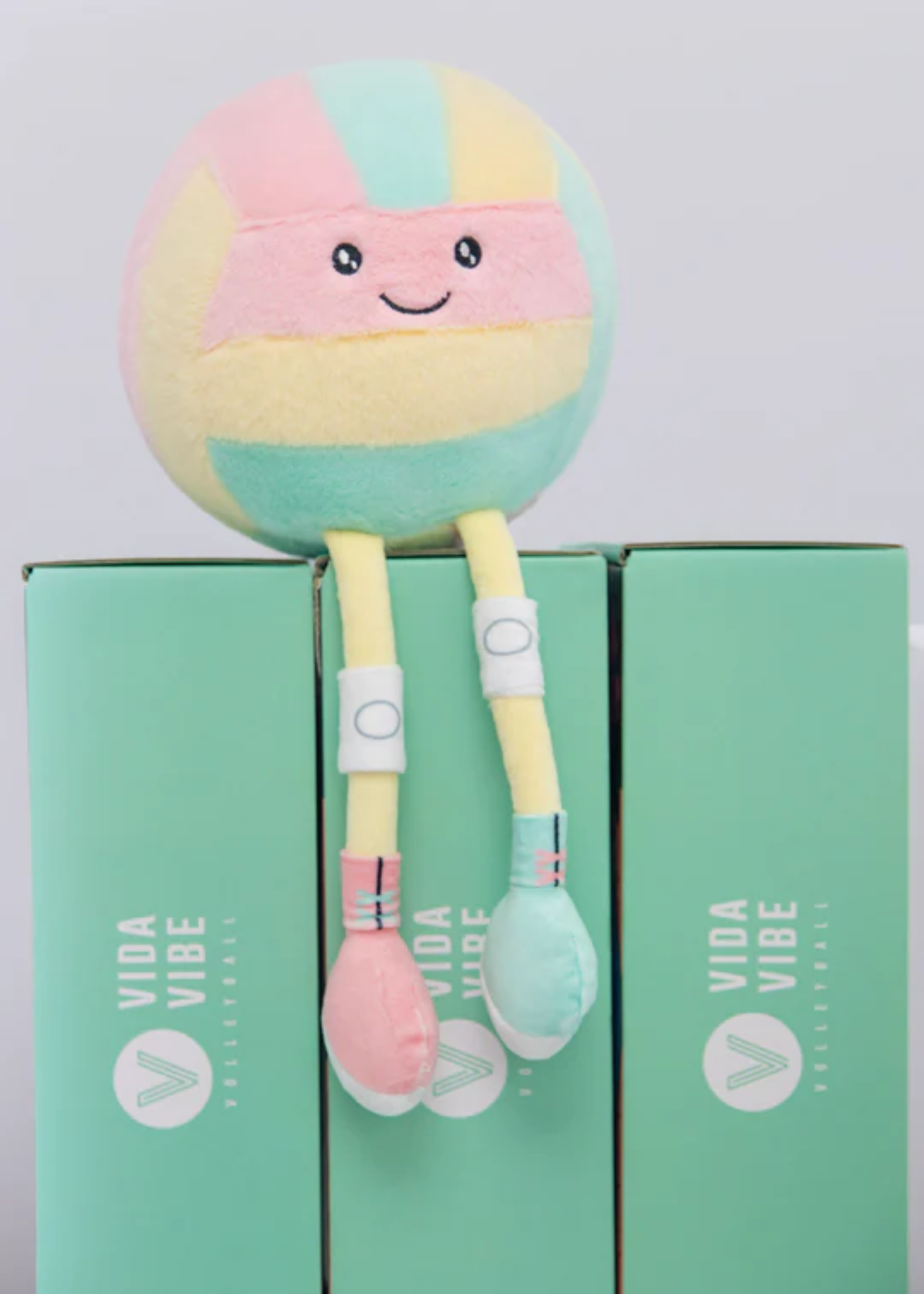 Colorful Volleyball Plush "Jumpi"