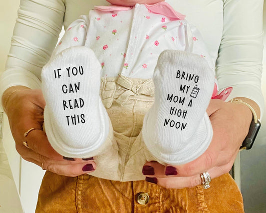 bring my mom a high noon baby socks
