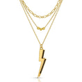 Load image into Gallery viewer, Layered Lighting Strike Necklace
