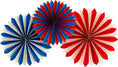 Load image into Gallery viewer, Multi Color Tissue Party Fans
