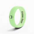 Load image into Gallery viewer, Flip Reversible alien and stay weird ring
