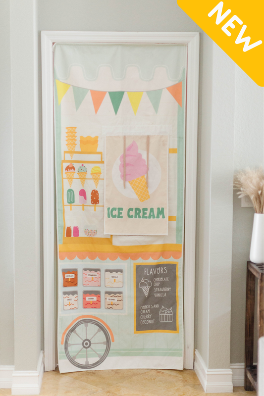 ice cream & coffee shop doorway playset