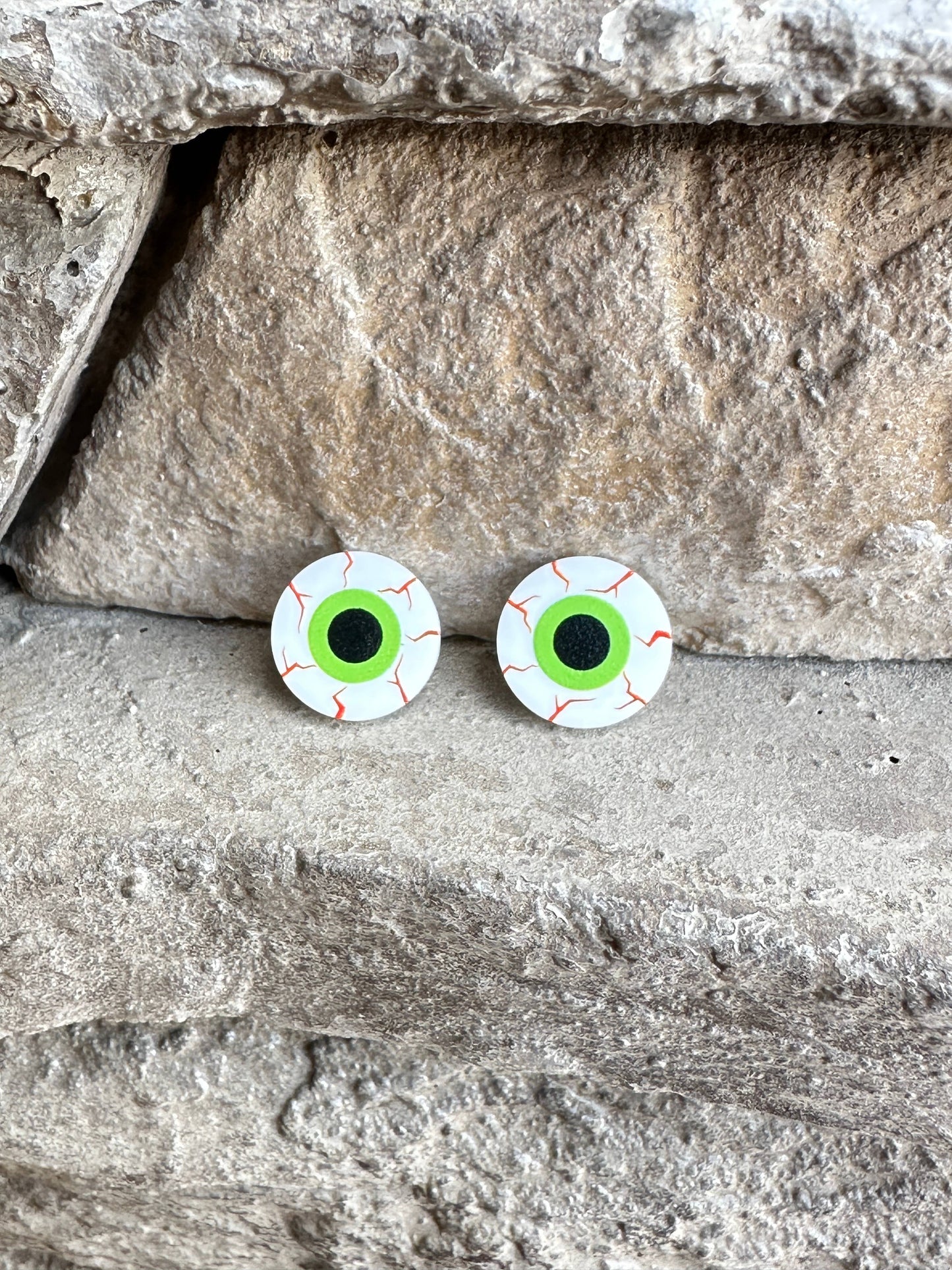 Eyeball Stud Earrings | Halloween Earrings