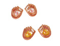 Load image into Gallery viewer, softball glove pearl earrings
