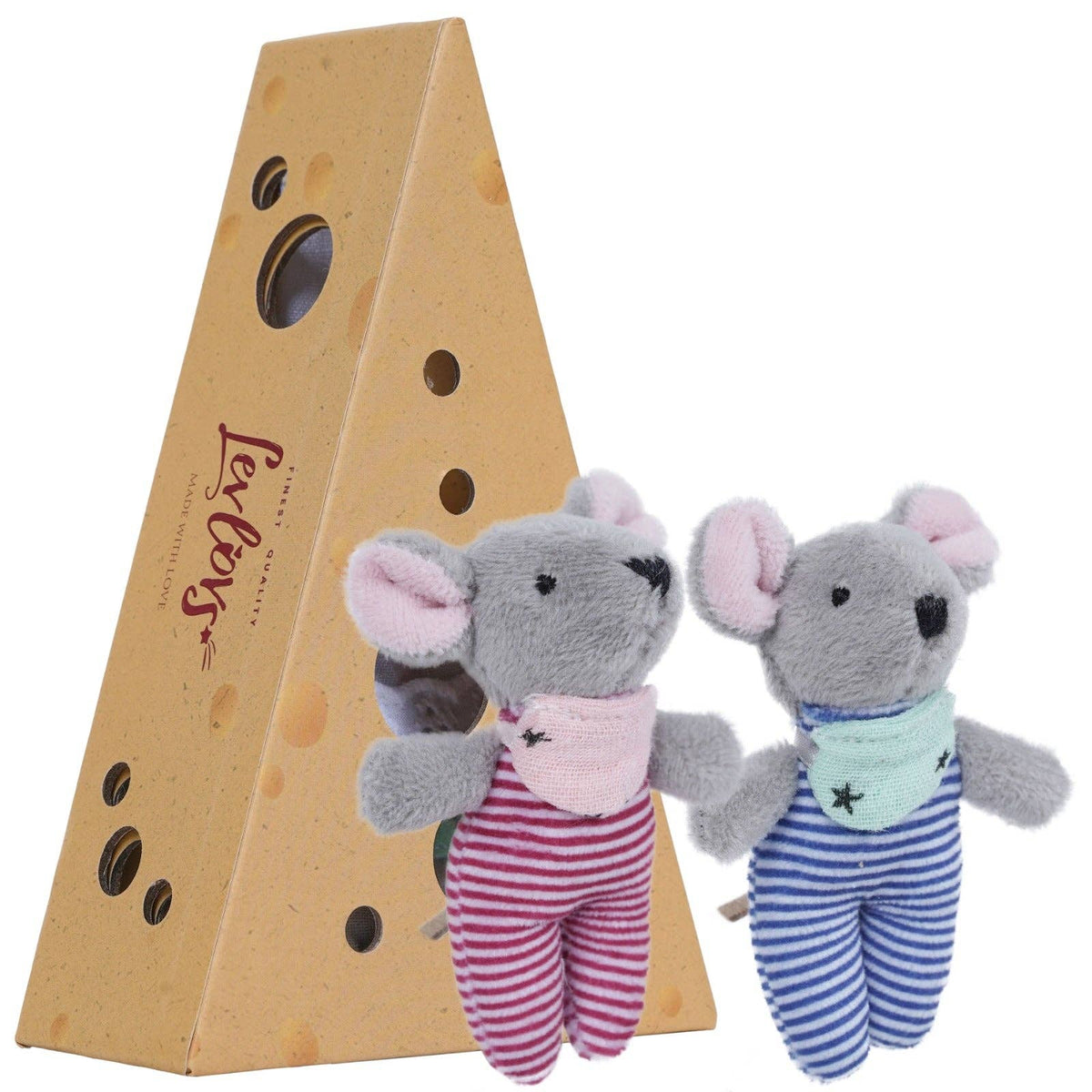 fluffy baby mice in cheese box