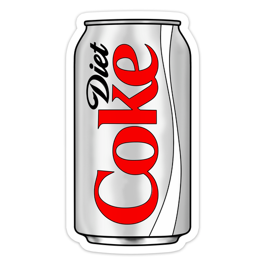 diet coke vinyl sticker
